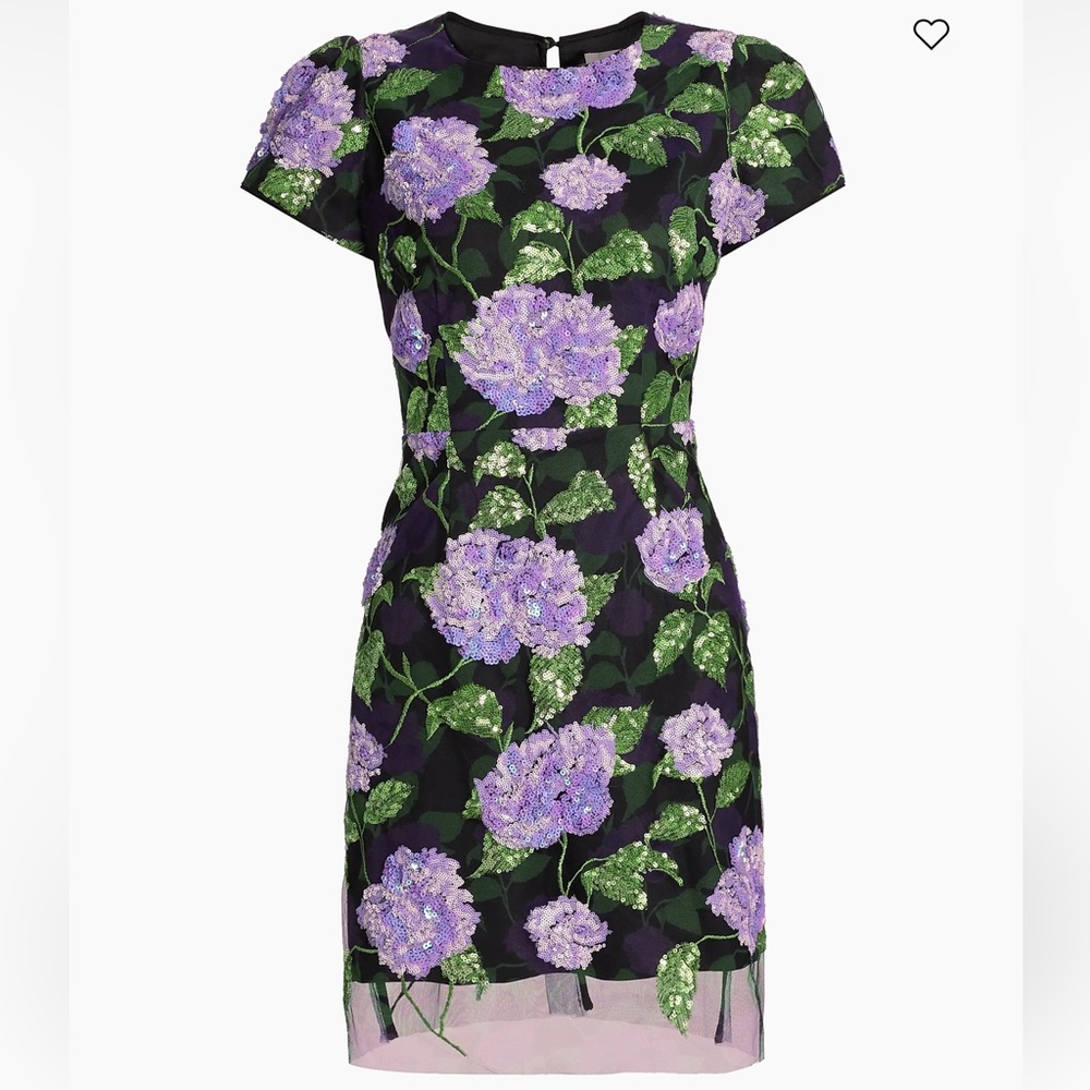 New! Milly Embroidered Kyla hydrangea Dress size 4-